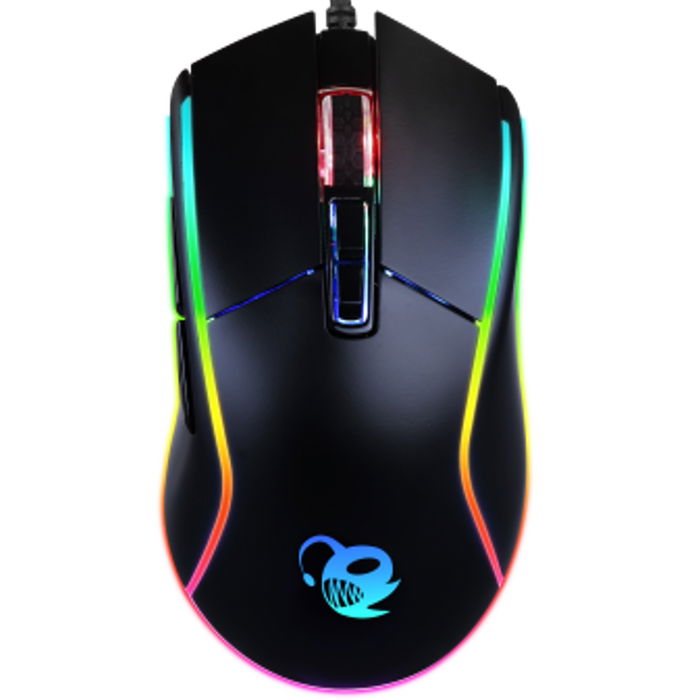 DeepGaming Ratón Gaming Deep Darth RGB Programable 8 Botones 6400 DPI Sensor Óptico 3610 Compatible Windows Mac Linux DeepGaming Ratón Gaming Deep Darth RGB Programable 8 Botones 6400 DPI Sensor Óptico 3610 Compatible Windows Mac Linux
