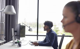 Poly EncorePro 320 USB-A, Auriculares para Centro de Contacto con Micrófono con Cancelación de Ruido, 200Hz to 6.8kHz