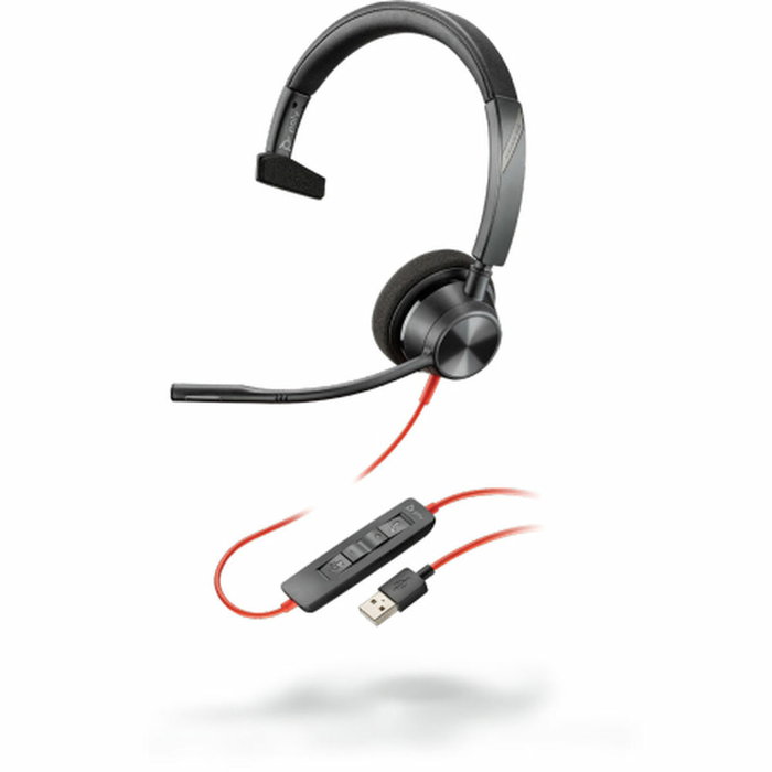 HP Poly Blackwire C3310 Auriculares de Diadema Monoaural con Micrófono y Control de Volumen, USB, Negro HP Poly Blackwire C3310 Auriculares de Diadema Monoaural con Micrófono y Control de Volumen, USB, Negro