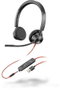 Poly Blackwire 3325 Auriculares Binaurales USB-A y 3,5 mm