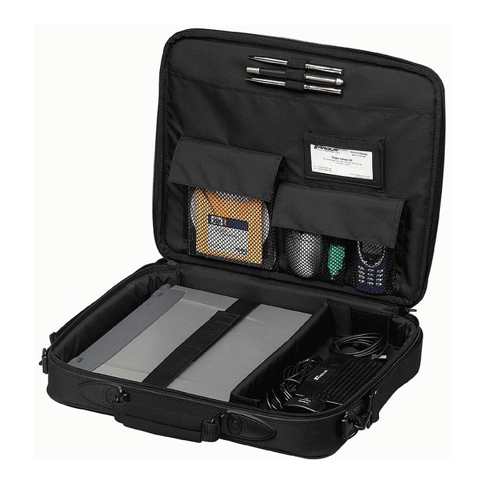 Targus Classic Clamshell Maletín Portátil 15.6'' Compatible con Dell, Negro, Poliéster, Ligero (630 g)