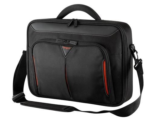 Targus Classic+ Clamshell Maletín para Portátil 17-18 Pulgadas Negro/Rojo