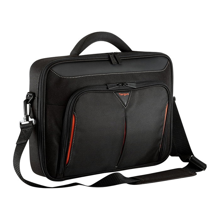 Targus Classic+ Clamshell Maletín para Portátil 17-18 Pulgadas Negro/Rojo