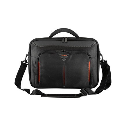 Targus Classic+ Clamshell Maletín para Portátil 17-18 Pulgadas Negro/Rojo