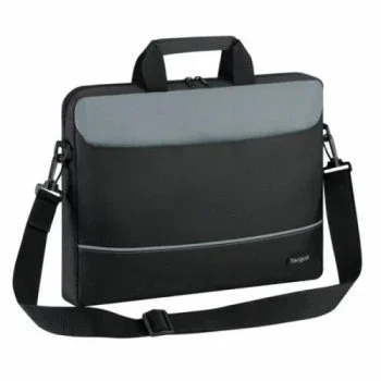 Targus Maletín para Portátil Intellect 15.6" TBT238EU - Negro Gris, Hasta 39.6 cm, Compartimento Acolchado, Poliéster