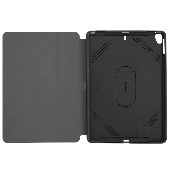 Targus Funda Folio Click-In 10.5" Negro para iPad 10.2", iPad Air 10.5", iPad Pro 10.5" con Protección Militar, Soporte y Sujeción para Apple Pencil