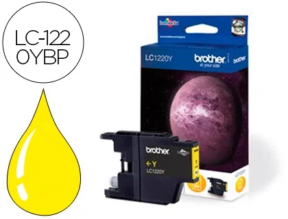 Brother Cartucho de Tinta LC1220YBP Amarillo Brother Cartucho de Tinta LC1220YBP Amarillo