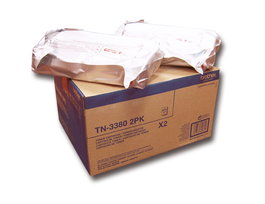 Brother Pack de 2 Tóner Negro TN-3380TWIN (16.000 páginas)