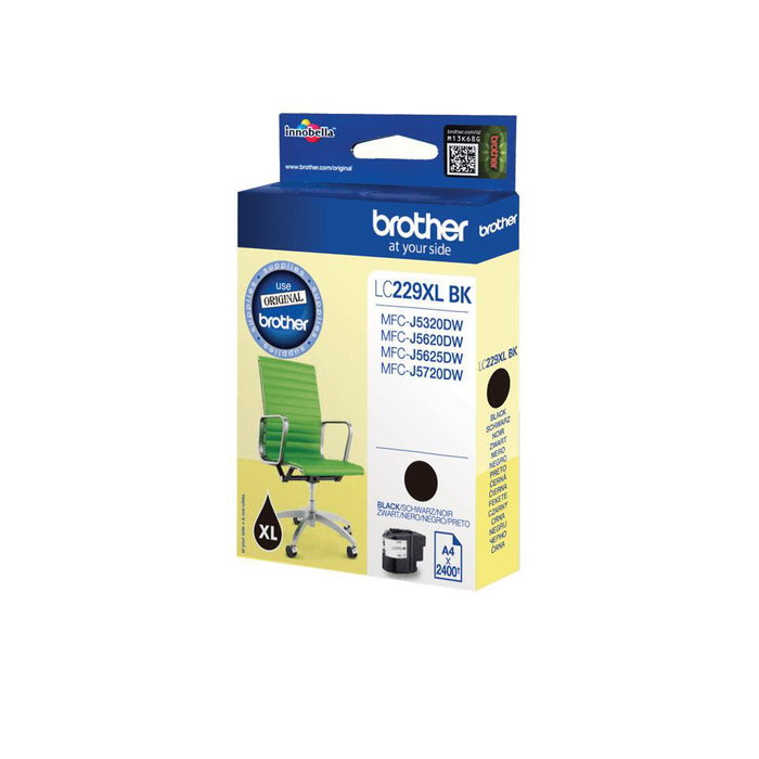 Brother LC229XLBKBP Cartucho de Tinta Negro XL Brother LC229XLBKBP Cartucho de Tinta Negro XL