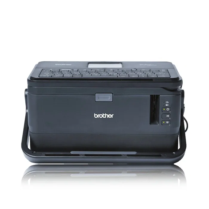 Brother PT-D800W Impresora de Etiquetas por Transferencia Térmica, 360 x 360 DPI, WiFi, USB, Teclado QWERTY Separable con Pantalla LCD, 17 Líneas