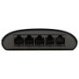 D-Link DES-1005D Switch Fast Ethernet 5 Puertos 10/100 Mbps Negro