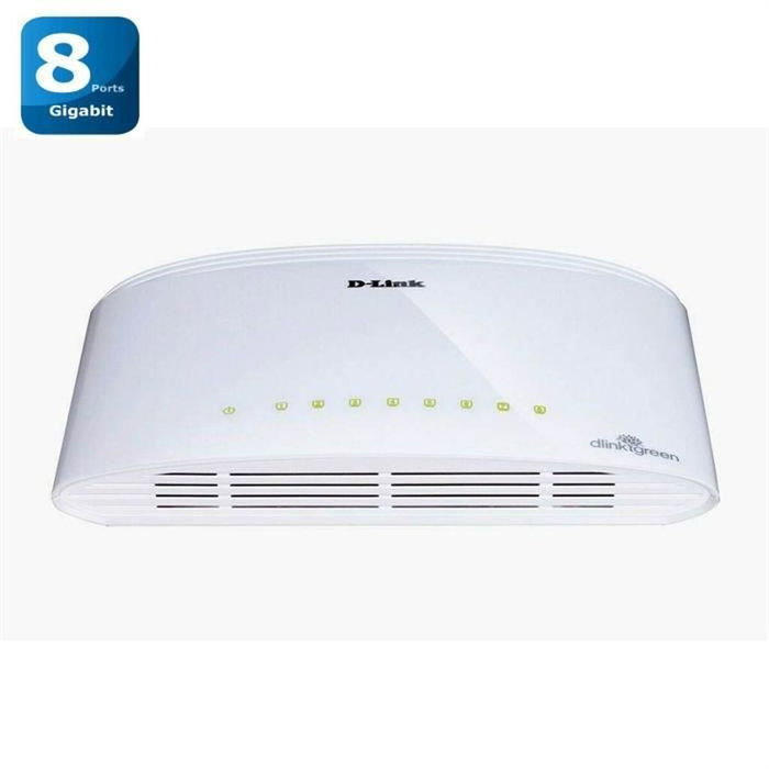 D-Link DGS-1008D Switch de sobremesa Gigabit de 8 puertos D-Link DGS-1008D Switch de sobremesa Gigabit de 8 puertos
