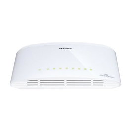 D-Link DGS-1008D Switch de Escritorio Gigabit No Gestionado, 8 Puertos RJ-45 1000BASE-T, QoS, Marco Jumbo, Tecnología Verde, 111 x 75 x 30 mm