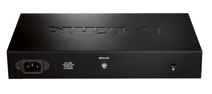 D-Link DGS-1016D/E Switch Gigabit de 16 puertos RJ-45, No administrado, Negro