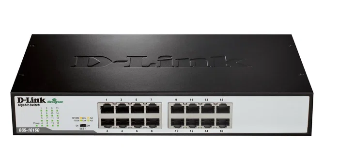 D-Link DGS-1016D/E Switch Gigabit de 16 Puertos RJ-45