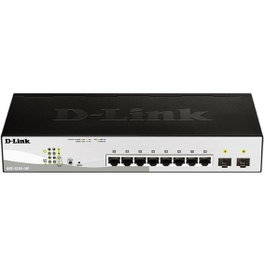 D-Link DGS-1210-10P Switch de red 8 puertos Gigabit PoE + 2 puertos SFP