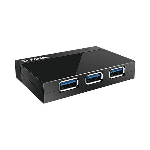 D-Link DUB-1340 USB 3.0 HUB 4Port SuperSpeed aktiv mit Netzteil Black