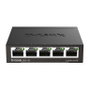 D-Link DGS-105 Switch de 5 Puertos Gigabit Ethernet Negro