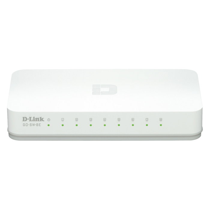 D-Link GO-SW-8E Switch de 8 puertos Fast Ethernet 10/100 Mbps Blanco