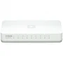 D-Link GO-SW-8E Switch Ethernet de 8 Puertos Fast 10/100Mbps Desktop para Red de Casa u Oficina, Green Technology, Plug and Play