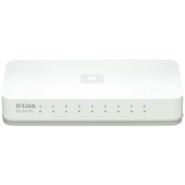 D-Link GO-SW-8E/E Switch de 8 puertos Fast Ethernet Blanco
