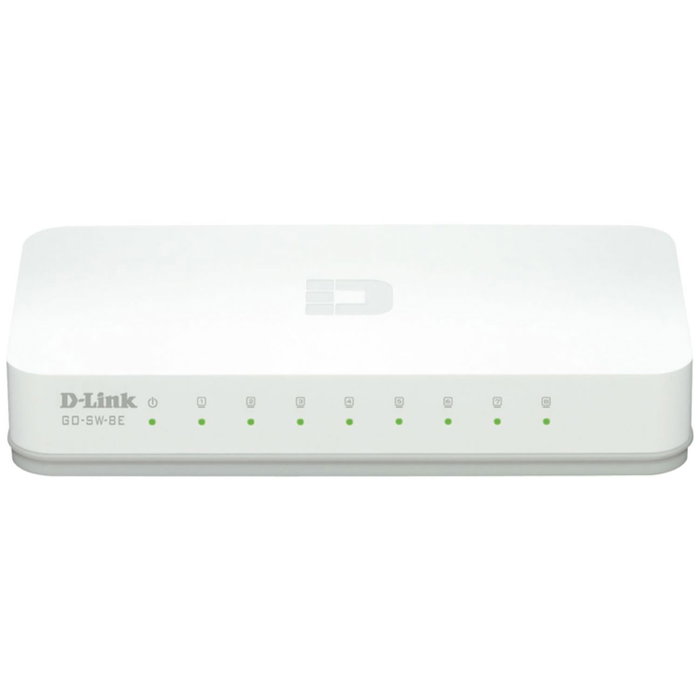 D-Link GO-SW-8E Switch de 8 puertos Fast Ethernet 10/100 Mbps Blanco