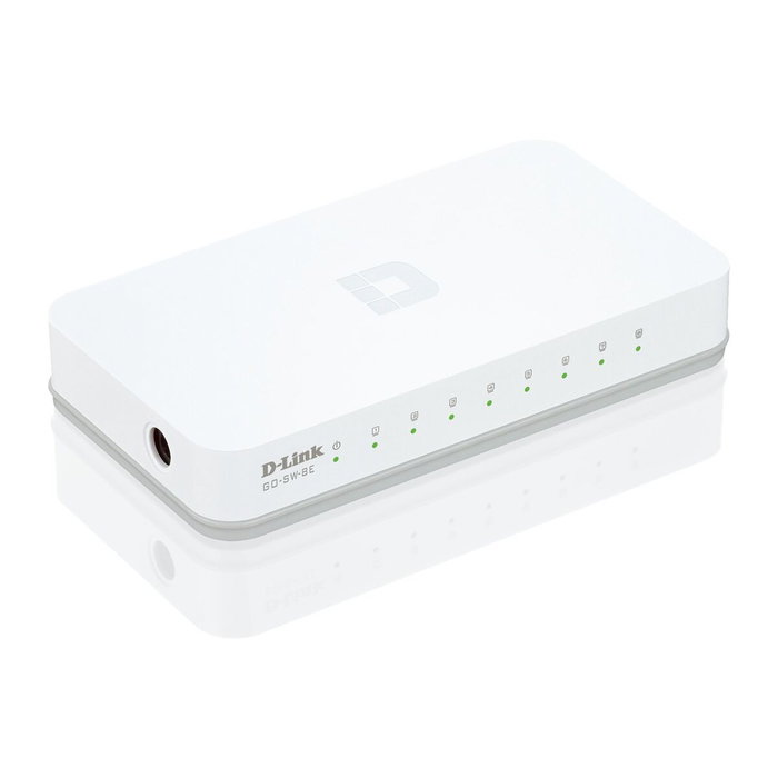 D-Link GO-SW-8E Switch de 8 puertos Fast Ethernet 10/100 Mbps Blanco