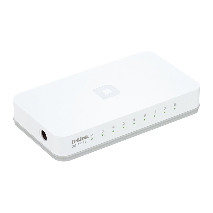 D-Link GO-SW-8E Switch de 8 puertos Fast Ethernet 10/100 Mbps Blanco