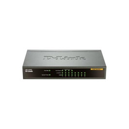 D-Link Switch 1008Pa Gestionado 8 Puertos Fast Ethernet con PoE 52W Negro