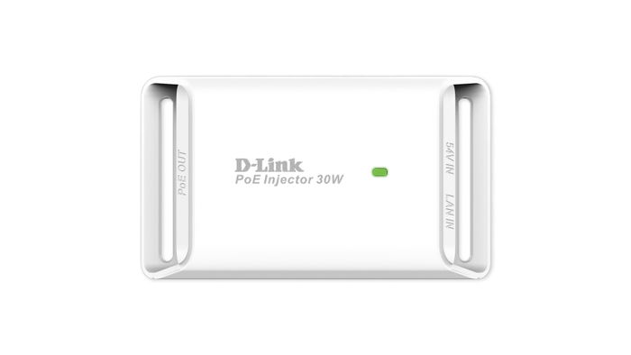 D-Link DPE-301GI Gigabit PoE+ Inyector, compatible 802.3at/af, 30W, para cámaras IP y puntos de acceso
