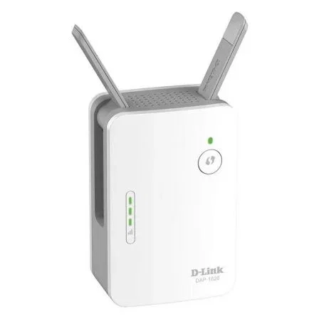 D-Link DAP-1620 AC1300 Repetidor Inalámbrico WiFi 1300Mbps Doble Banda 2.4/5GHz con 2 Antenas Externas