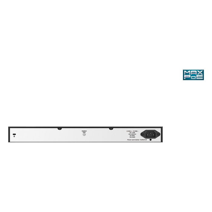 D-Link Switch PoE+ LAYER2 GB Switch - Conmutador de Red con Alimentación por Ethernet para Dispositivos Compatibles