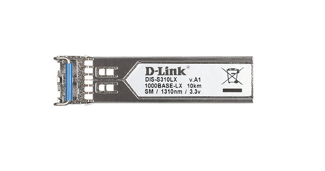 D-Link Módulo Transceptor SFP LX S310LX para Fibra Óptica, 10000m