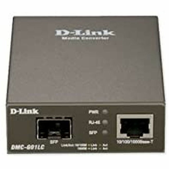 D-Link DMC-G01LC/E Convertidor de Medios Gigabit Ethernet a SFP Gris