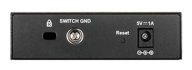 D-Link DGS-1100-05V2/E Switch de red 5 Puertos Gigabit Smart Managed L2