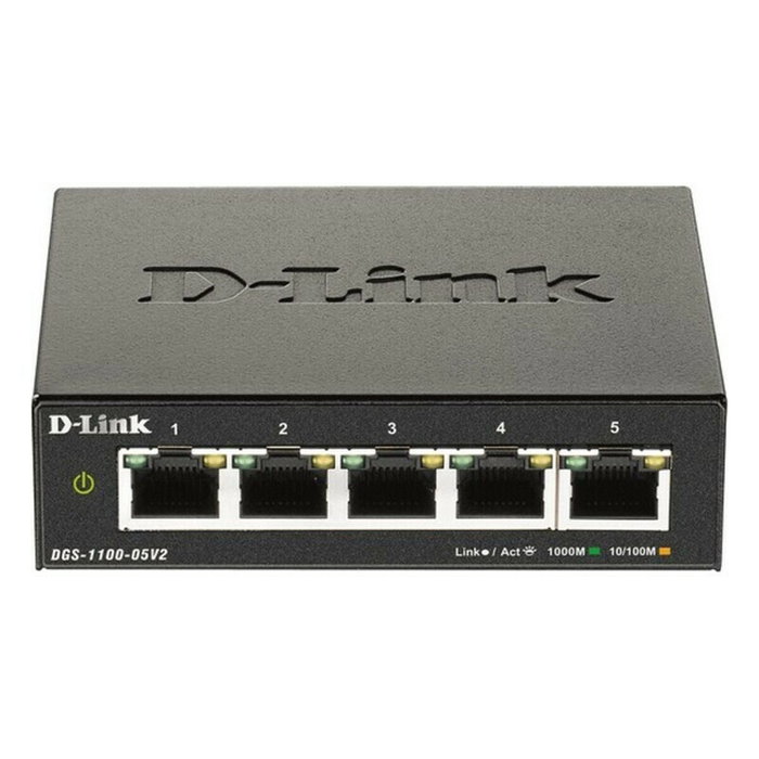 D-Link DGS-1100-05V2/E Switch de red 5 Puertos Gigabit Smart Managed L2