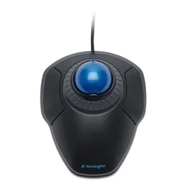 Kensington K72337EU Orbit Trackball Negro con Anillo de Desplazamiento, Bola 40mm, Ambidiestro, Conexión USB para PC y Mac