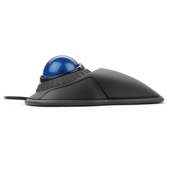Kensington K72337EU Orbit Trackball Negro con Anillo de Desplazamiento, Bola 40mm, Ambidiestro, Conexión USB para PC y Mac