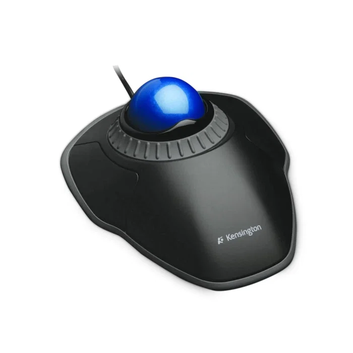 Kensington K72337EU Orbit Trackball Negro con Anillo de Desplazamiento, Bola 40mm, Ambidiestro, Conexión USB para PC y Mac