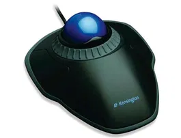 Kensington Orbit Trackball Ratón Óptico USB Tipo A Ambidextro Negro con Anillo de Desplazamiento