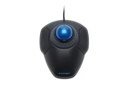 Kensington Trackball Orbit con anillo de desplazamiento, Ratón óptico ambidextro, USB tipo A, Negro
