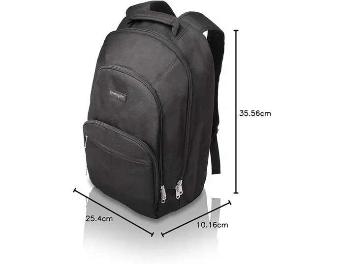 Kensington Mochila SP25 Classic para portátil de 15,6 pulg, Negro
