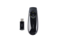 Kensington Expert Puntero Laser Verde, Presentador Inalámbrico USB 2.4 GHz con Puntero Rojo y Control de Cursor, Alcance 45 Metros