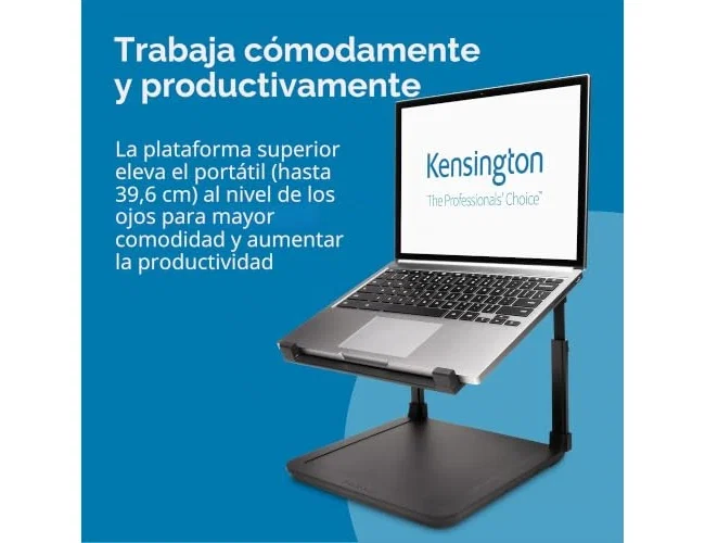 Kensington SmartFit K52783WW Soporte Elevador para Portátil Negro