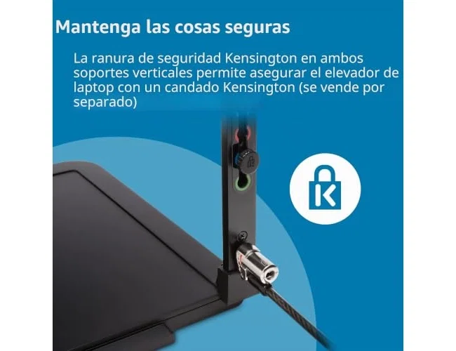 Kensington SmartFit K52783WW Soporte Elevador para Portátil Negro
