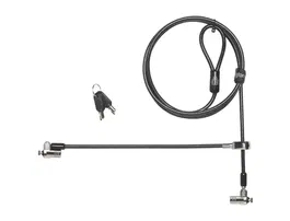 Kensington Candado Doble para Ordenadores Portátiles Microsaver 2.0 Twin con Llave Seguridad