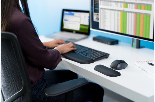 Kensington Reposamuñecas ErgoSoft™ para Teclados Estándar Negro