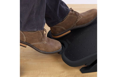 Kensington K52789WW Reposapiés Solemate Plus, Ajustable y Antideslizante, Negro