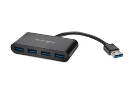 Kensington UH4000 Hub USB 3.0 de 4 Puertos - Expansión Plug & Play para Windows y Mac, 5 Gbps