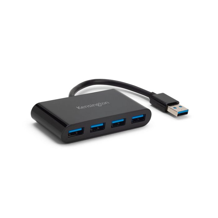 Kensington UH4000 Hub USB 3.0 de 4 Puertos con Tecnología Plug & Play para Expansión de Dispositivos y Transferencia Rápida de Datos Kensington UH4000 Hub USB 3.0 de 4 Puertos con Tecnología Plug & Play para Expansión de Dispositivos y Transferencia Rápida de Datos
